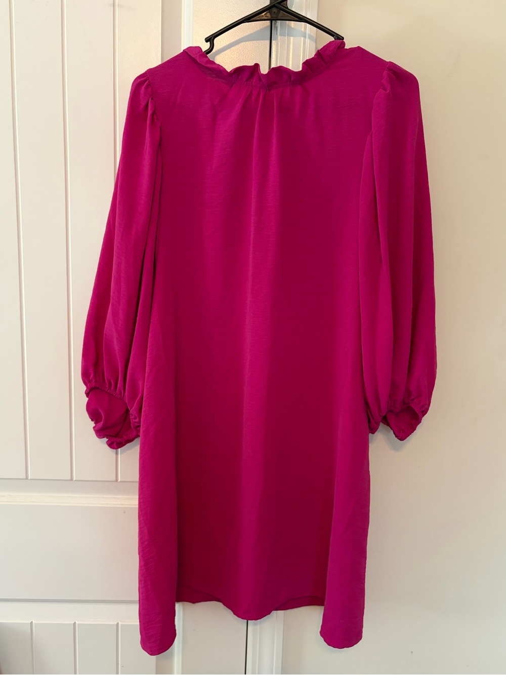 Fuchsia 3/4 lengths sleeve Shift Dress NWT